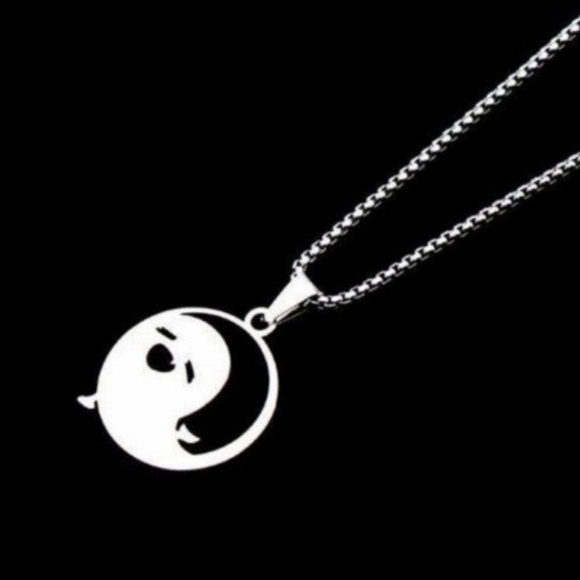 Hu Tao Boo Ghost Necklace Pendant Chain Accessory Genshin Impact - Picture 1 of 1